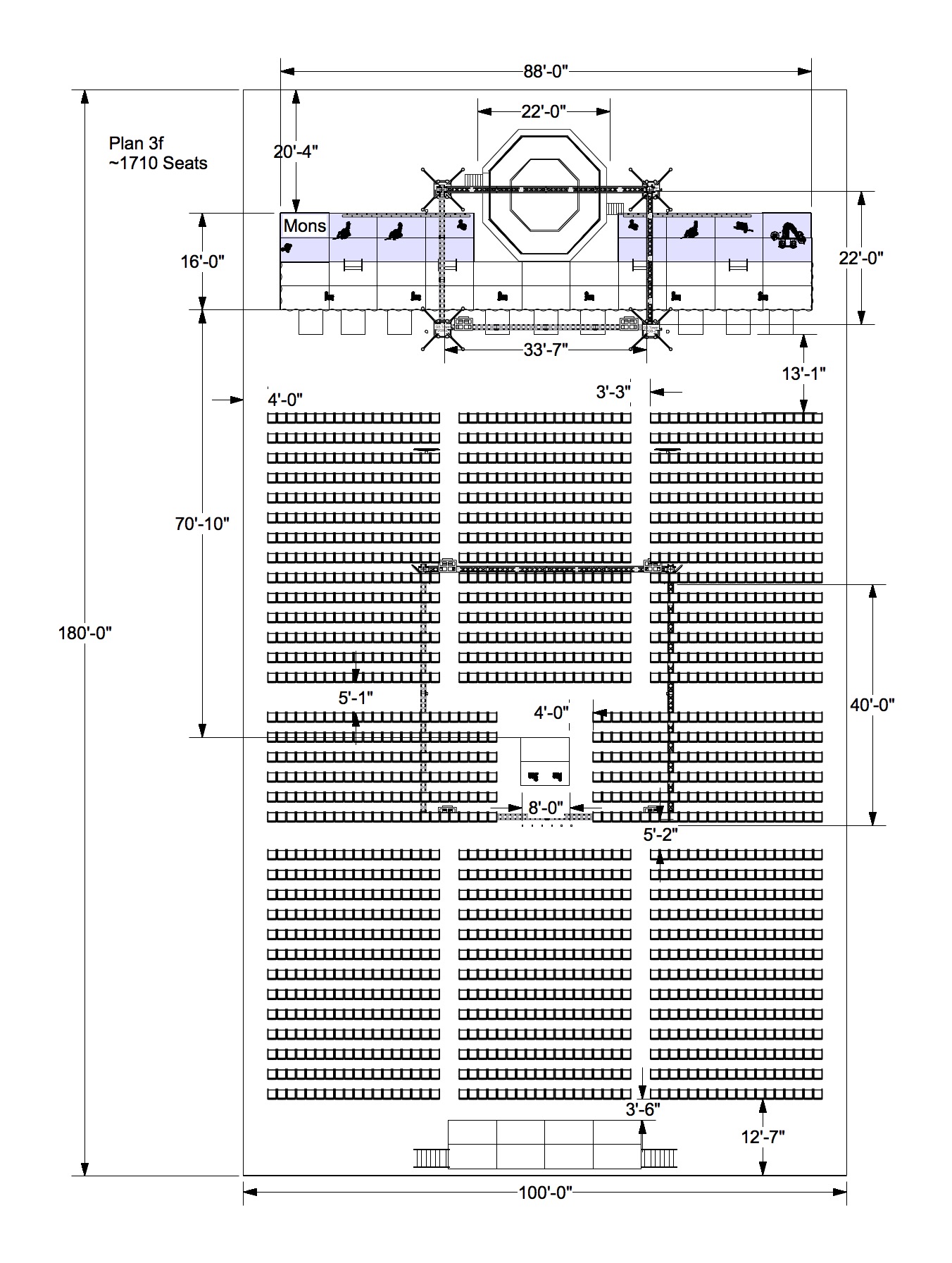 Robert Kirk Walker Community Theatre Seating Chart