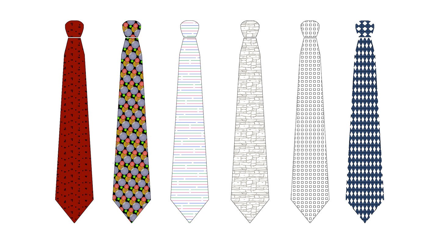 Planet Vectorworks - design your father day tie